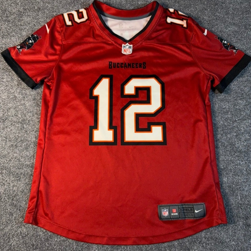 Nike Tampa Bay Buccaneers Tom Brady 12 Jersey Youth Small NFL